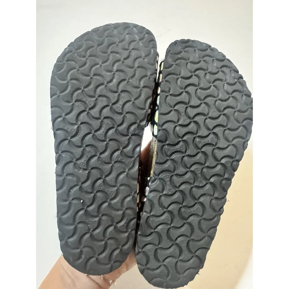 Birkenstock Black Colorful Rio Kids Magic‎ Stone Sandals C13